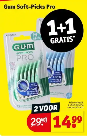 Kruidvat Gum Soft-Picks Pro aanbieding