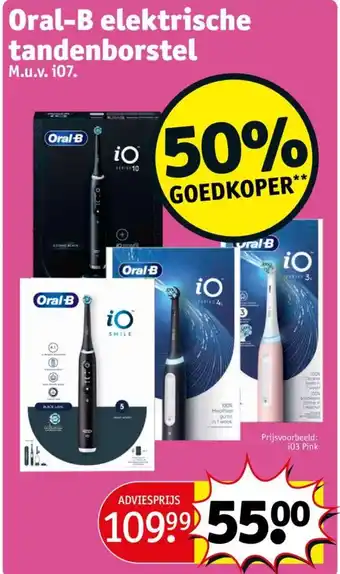 Kruidvat Oral-B elektrische tandenborstel aanbieding