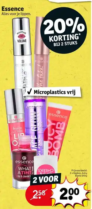 Kruidvat Essence aanbieding