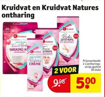 Kruidvat Natures ontharing aanbieding