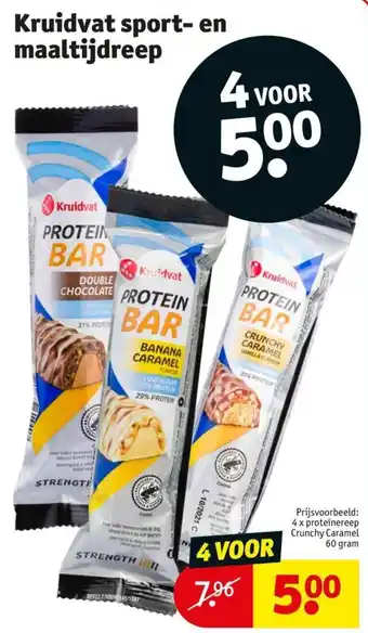Kruidvat Sport en maaltijdreep aanbieding