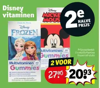 Kruidvat Disney vitaminen aanbieding