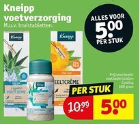 Kruidvat Kneipp voetverzorging aanbieding