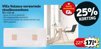Kruidvat Villa Volance verwarmde stoelkussenhoes aanbieding