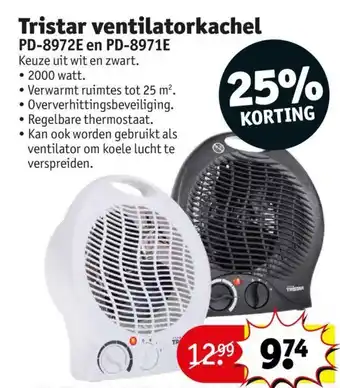 Kruidvat Tristar ventilatorkachel aanbieding