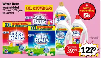 Kruidvat Witte Reus wasmiddel aanbieding