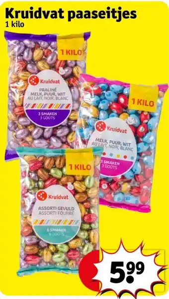 Kruidvat Paaseitjes 1 kilo aanbieding