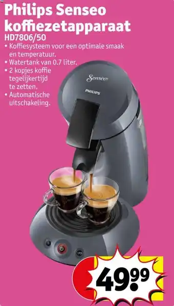 Kruidvat Philips Senseo koffiezetapparaat aanbieding