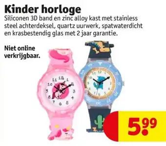 Kruidvat Kinder horloge aanbieding