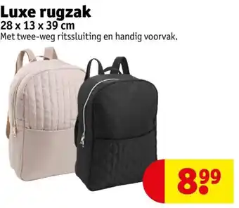 Kruidvat Luxe rugzak aanbieding