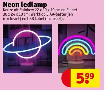 Neon ledlamp