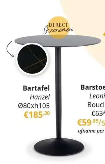 YGO Bartafel aanbieding