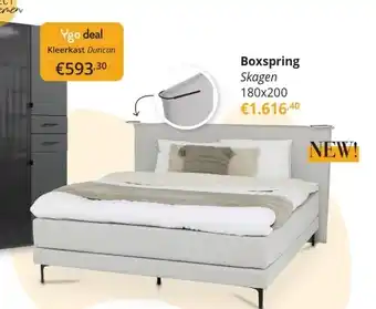 YGO Boxspring aanbieding