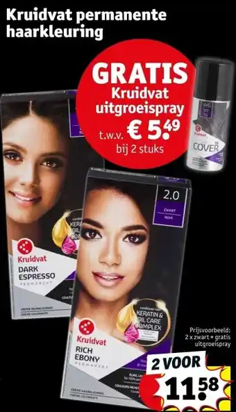 Kruidvat Kruidvat permanente haarkleuring aanbieding