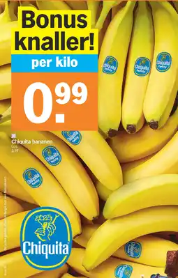 Albert Heijn Chiquita bananen aanbieding