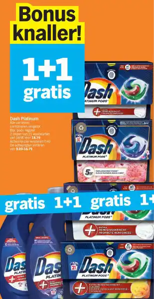 Albert Heijn Dash Platinum aanbieding