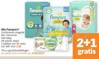 Albert Heijn Alle Pampers aanbieding