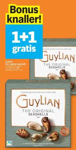 Guylian the original seashells