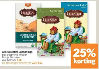 Albert Heijn Alle Celestial Seasonings aanbieding