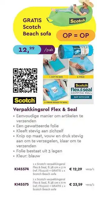 Calipage Verpakkingsrol Flex & Seal aanbieding