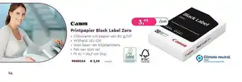 Canon Printpapier Black Label Zero