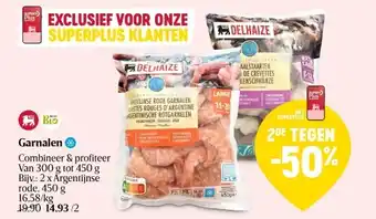 Delhaize Garnalen aanbieding