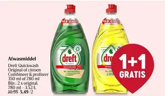 Delhaize Afwasmiddel aanbieding