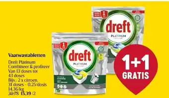 Delhaize Vaatwastabletten aanbieding