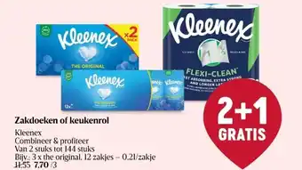 Delhaize Zakdoeken of keukenrol aanbieding