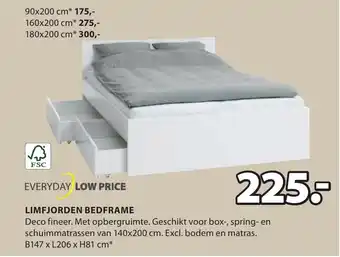 Jysk LIMFJORDEN BEDFRAME aanbieding