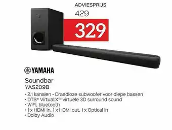 Sijben Yamaha Soundbar aanbieding