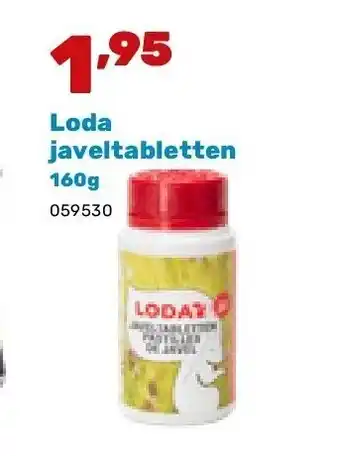 Happyland Loda javeltabletten 160g aanbieding