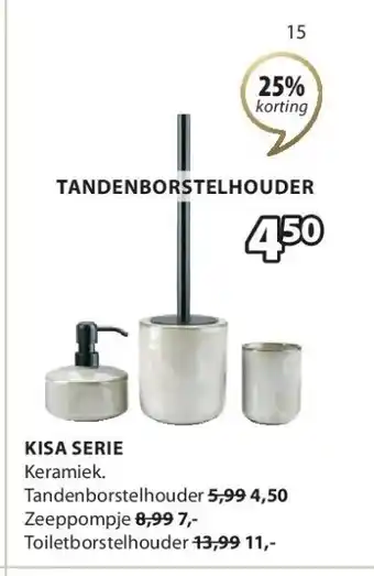 Jysk KISA SERIE aanbieding