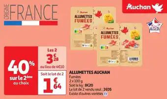 Auchan Allumettes aanbieding