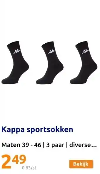 Action Kappa sportsokken aanbieding