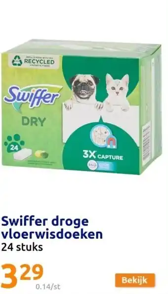 Action Swiffer droge vloerwisdoeken aanbieding