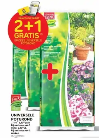 Brico UNIVERSELE POTGROND aanbieding