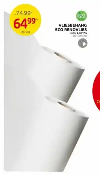 Brico VLIESBEHANG ECO RENOVLIES aanbieding