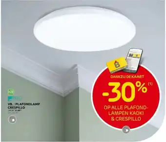 Brico VB.: PLAFONDLAMP CRESPILLO aanbieding