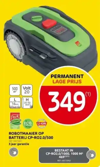 Brico ROBOTMAAIER OP BATTERIJ CP-RO2.0/500 aanbieding