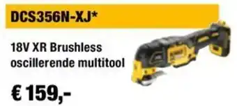 DeWALT 18V XR Brushless oscillerende multitool aanbieding