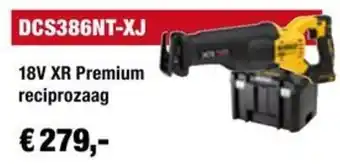 18V XR Premium reciprozaag