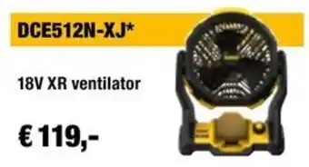 DeWALT 18V XR ventilator aanbieding