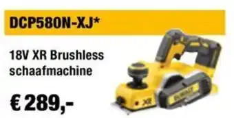 DeWALT 18V XR Brushless schaafmachine aanbieding