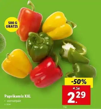 Lidl Paprikamix XXL aanbieding