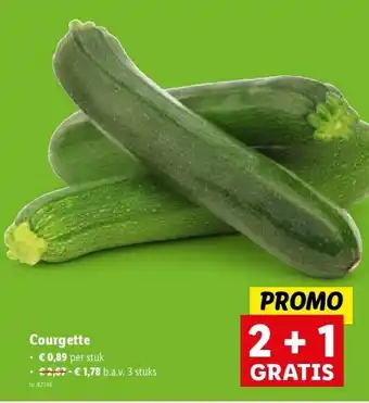 Lidl Courgette aanbieding