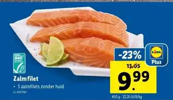 Lidl Zalmfilet aanbieding