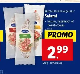 Lidl Salami aanbieding