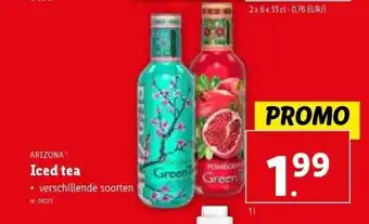 Lidl Iced tea aanbieding