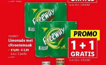 Lidl Limonade met citroensmaak aanbieding